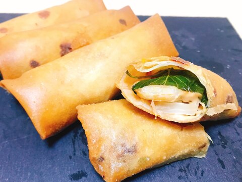 大葉とチーズのえび春巻き レシピ 作り方 By Yoshimin Cooking 管理栄養士 楽天レシピ